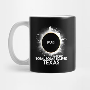 Total Solar Eclipse Paris Texas 2024 Totality Mug